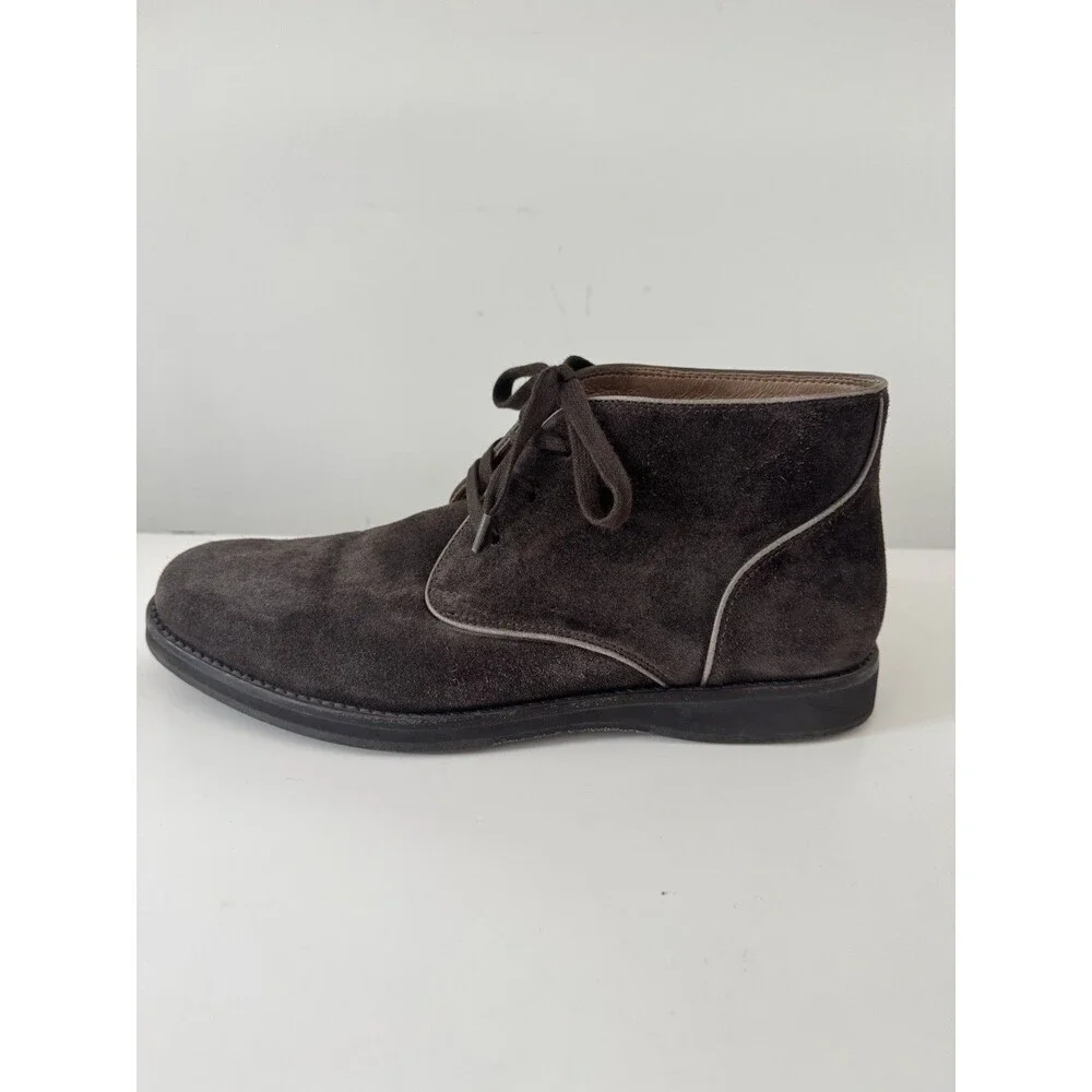John Varvatos Star USA Brown Suede Chukka Boots Mens 9.5 -
